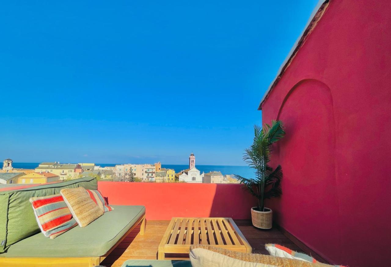 Pepites Bastiaises Piazza D'A Appartement Roof Top Vue Mer Bastia  Extérieur photo